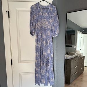 Free People Golden Hour Maxi Dress- XS/ Lavender